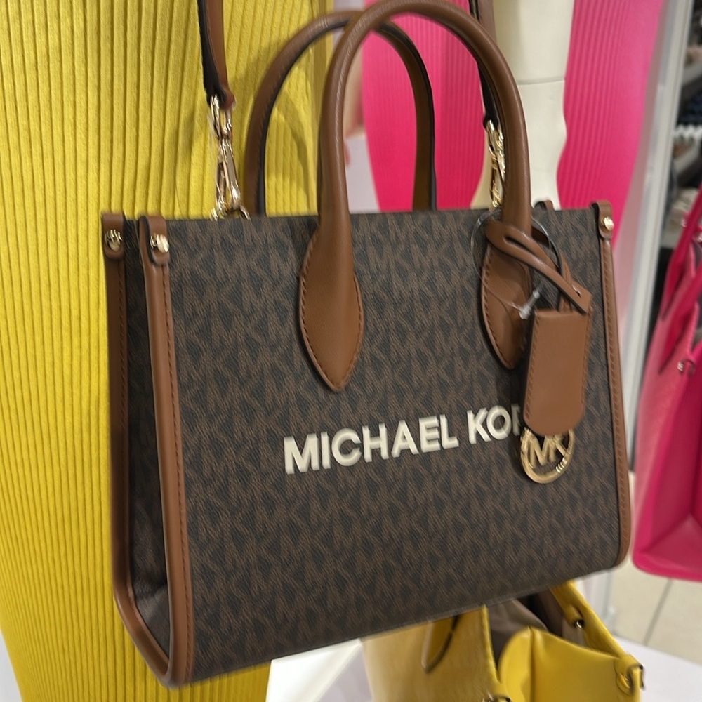 Michael Kors Mirella Small Signature Logo Crossbody Bag
Brown 
NWT - Picture 9 of 16